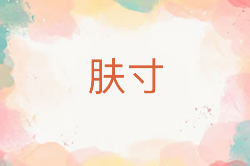 肤寸