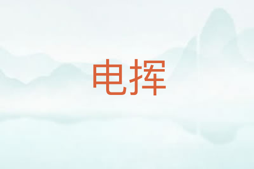 电挥