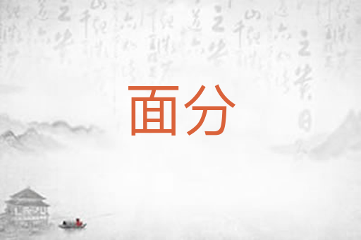 面分