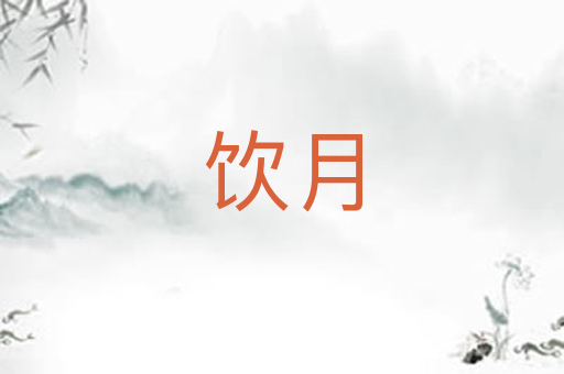 饮月