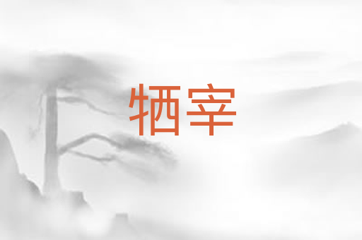 牺宰