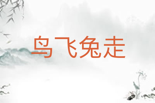 鸟飞兔走