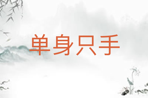 单身只手