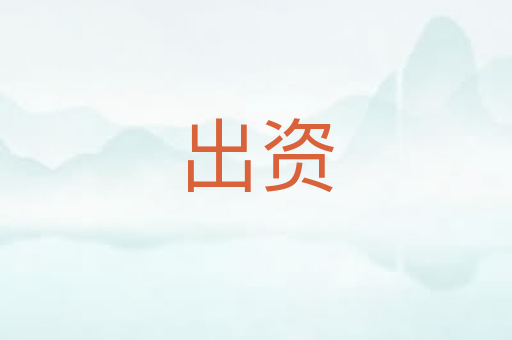 出资