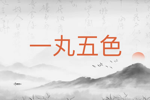 一丸五色