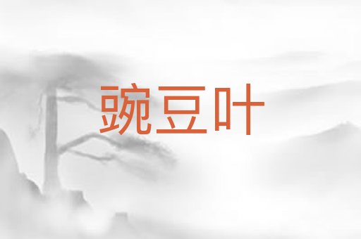 豌豆叶