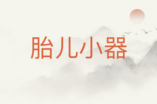胎儿小器