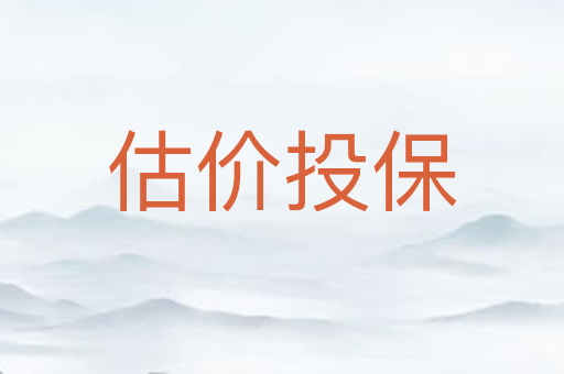 估价投保
