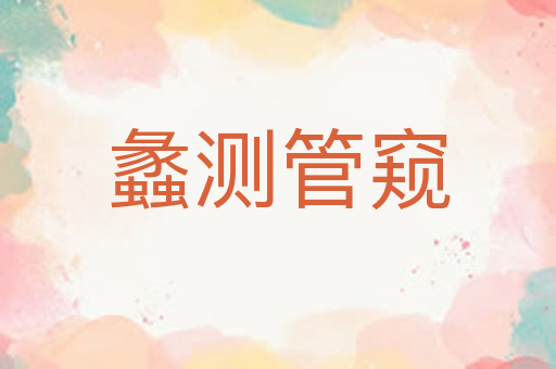 蠡测管窥