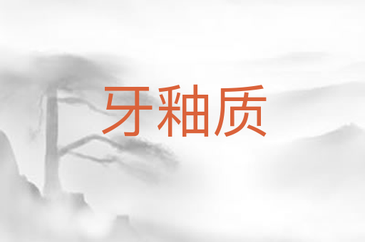 牙釉质