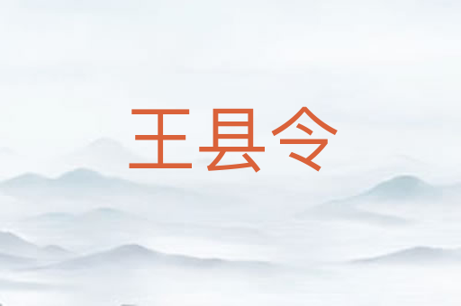 王县令
