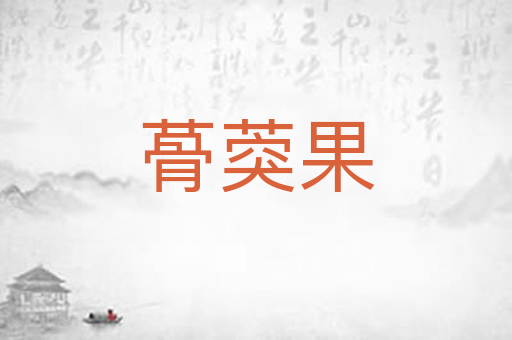 蓇葖果