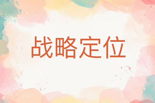 战略定位