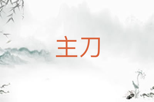 主刀