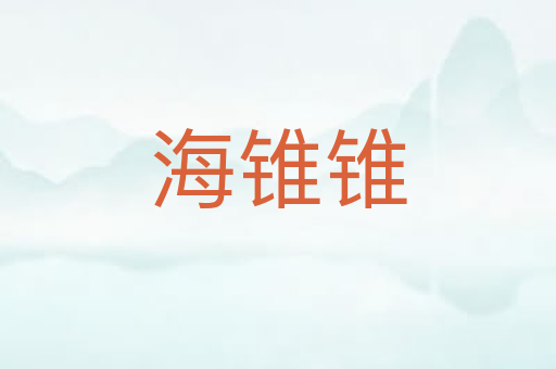 海锥锥