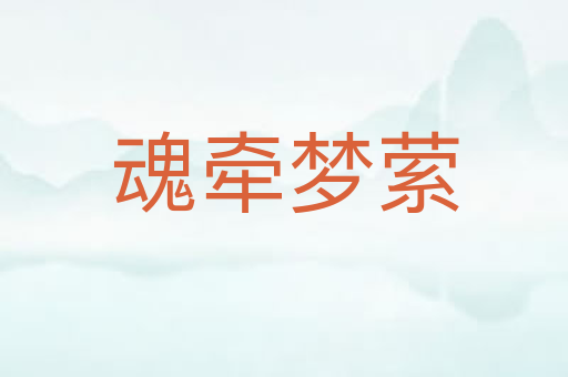 魂牵梦萦