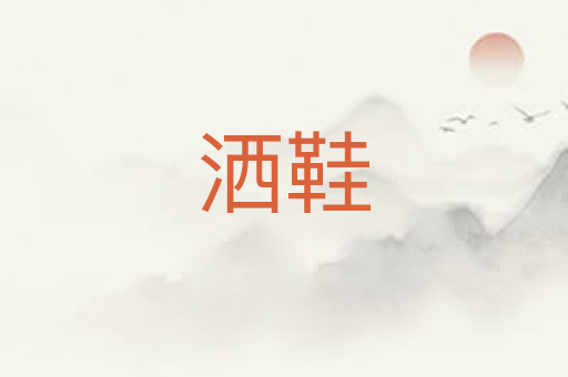 洒鞋