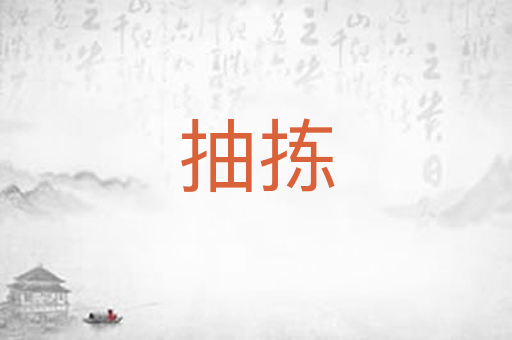 抽拣