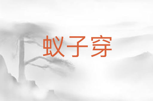 蚁子穿