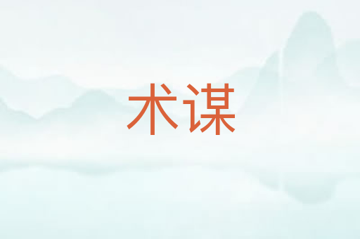 术谋