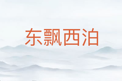 东飘西泊