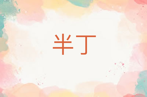 半丁
