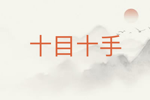 十目十手