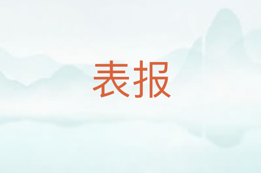 表报