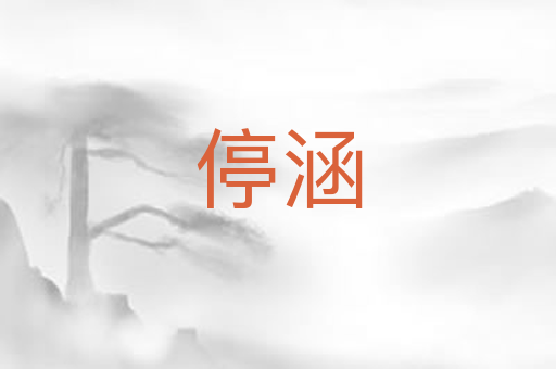 停涵