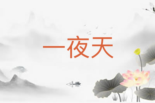 一夜天