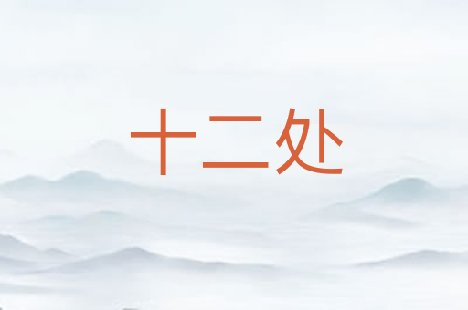 十二处