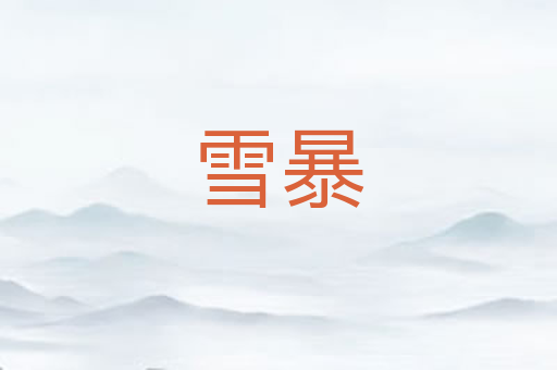 雪暴