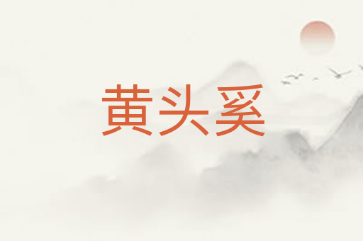 黄头奚