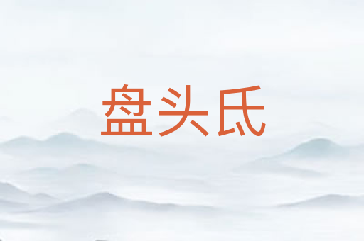 盘头氐