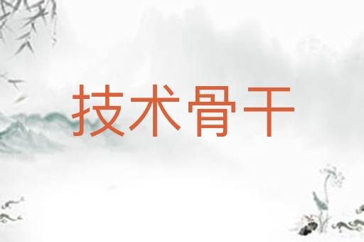 技术骨干