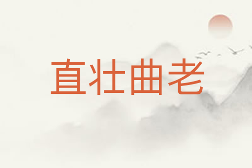 直壮曲老
