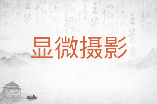 显微摄影