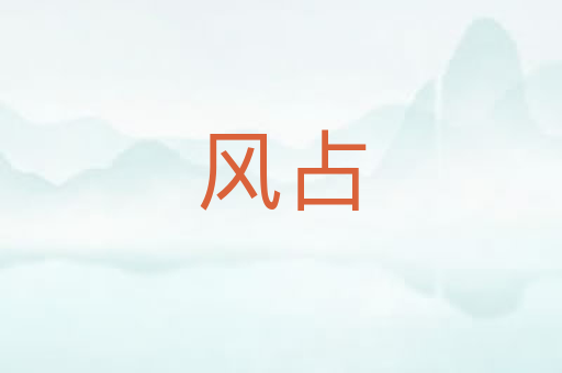 风占