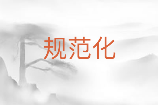 规范化