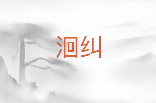 洄纠