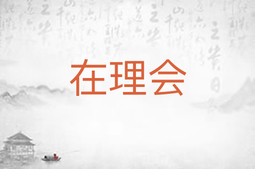 在理会