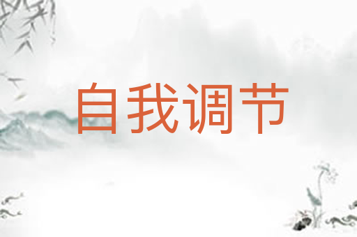 自我调节
