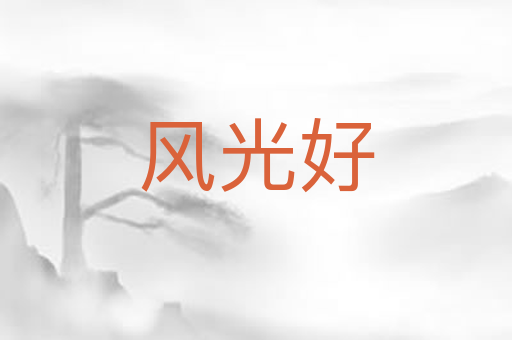 风光好