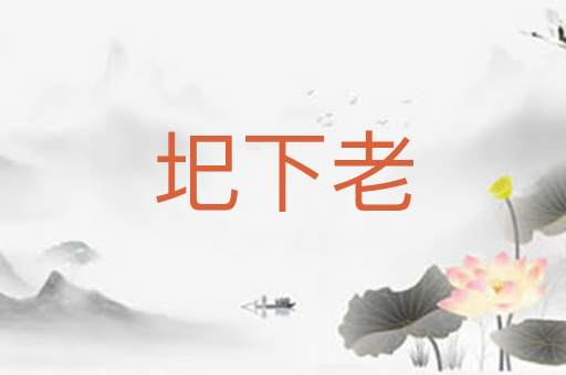 圯下老