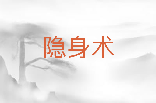 隐身术