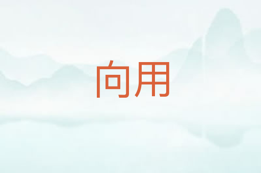 向用