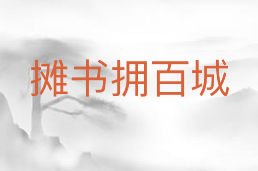 摊书拥百城