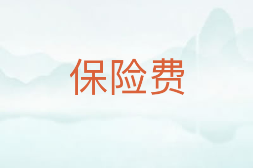 保险费