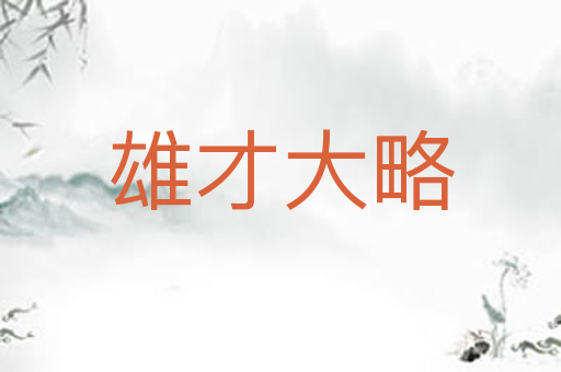 雄才大略