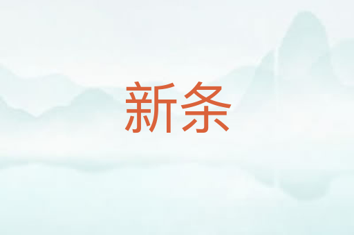 新条